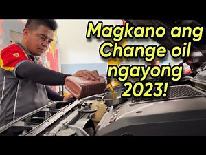 Paano mag change oil ng sasakyan ang ‪@shell‬ .