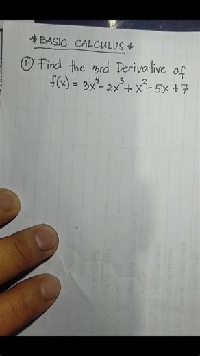 45K views · 1.3K reactions | BASIC CALCULUS: HIGHER DERIVATIVES #MathReview #BasicCalculus #STEMSHS | Mathematics Tutorial | Facebook