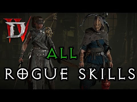 Diablo IV - ROGUE ALL SKILLS SHOWCASE