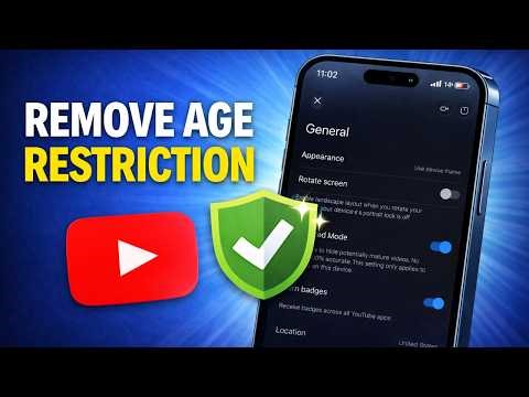 Remove Age Restriction On YouTube – Watch Restricted 18+ Videos Easily