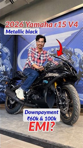 2026 Yamaha R15 Black Colour | Downpayment and EMI | Easy Loan | Onroad Price | R15 Metallic Black