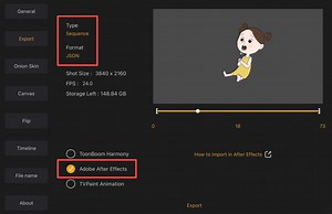 Export to After Effects