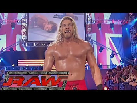 Edge Turns Heel & Betrays Shawn Michaels and Chris Benoit RAW Oct 11,2004