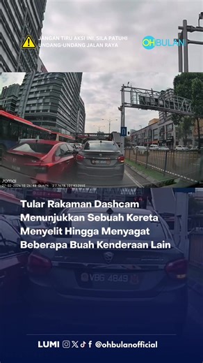 “Lagi sekali. Jalan & tempat yang sama. Lane je berbeza. Tapi alhamdulillah Allah tu nak lindung aku harini. Side mirror je kena.” - falekazri di Threads Aduh kenapa pulak dia boleh menyelit macam tu 🤦🏻‍♀️😓 Sumber: falekazri #ohbulan #dashcam #kereta #kene #sagat P/s: Video ini bukan milik OhBulan! dan kredit telah diberikan kepada pemilik asal. Jika anda ingin kami menurunkan video tersebut, sila hantarkan DM kepada kami dengan segera. Terima kasih!