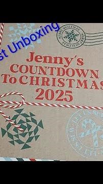 Dec 1st only! Unboxing of MSQC Jenny's Countdown to Christmas 2025!