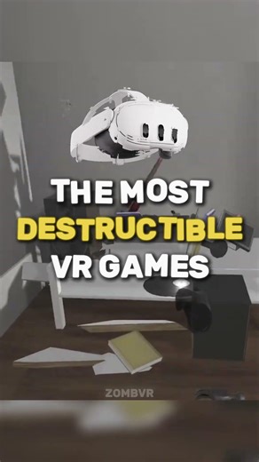 Nobody talks about this game enough‼️😱#Physics#VR#Metaquest#destruction#destructible