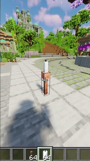 Candle Holder Design In Minecraft #minecraft