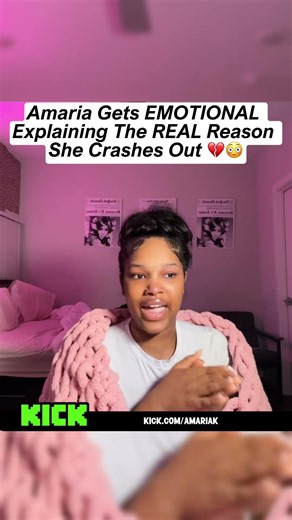 Streamer Amaria Gets EMOTIONAL Explaining The REAL Reason She Crashes Out 😳