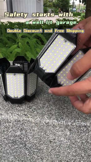 Unscrew your old bulb and screw this garage light in—instantly 3x brighter! #Garage #light #led #tiktokshop #fyppppppppppppppppppppppp ckd-0414-2-ssy