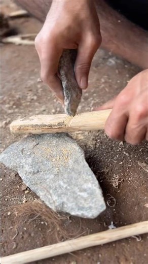 Primitive Fire Making in Forest | No Tools Survival#shortvideo #survival #birdsong