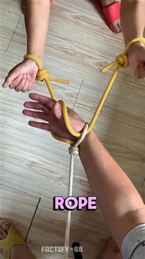Rope Escape: The Secret Trick! 🤯 #shorts #viral #tricks