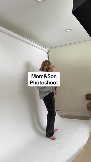 I’m so excited to see the pics📷 #momandson #photoshoot #studiophotoshoot #breastfeeding #vlogmas