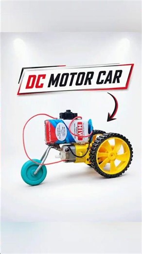 DIY DC Motor 4x4 Car | Amazing Homemade DC Motor Car Project | Easy Science Project #tranding