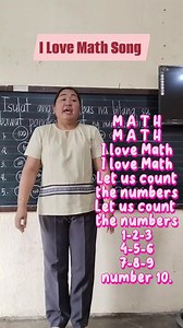 I Love Math Song #Energizer #education | Teacher Anne