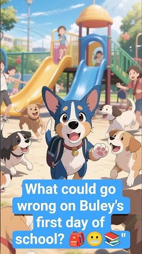 Bluey’s First Day of School: Real Life Edition! 🎒😱"