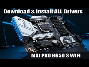 MSI B650 S WIFI Drivers Download & Install | Windows 10/11 Complete Setup Tutorial