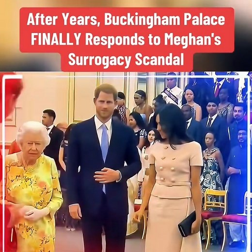17K views · 324 reactions | After Years of Silence, Buckingham Palace FINALLY Addresses Meghan’s Surrogacy Scandal! #princeharry #royalfamilydrama #fblifestyle | Breaking Royal 26 | Facebook