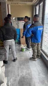 Jiangsu Lianyungang 170 sq m breaking ground #BreakingGround #LayingTiles