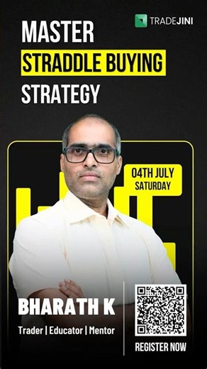 Master Straddle Buying Strategy with Bharath K | Free Webinar