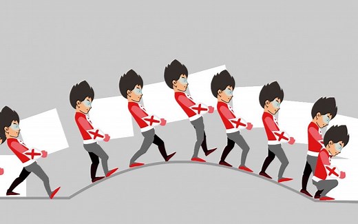 【dodoup.Animate动画教程】男孩搬箱子动画