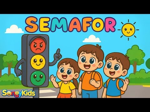 SEMAFOR | Pjesmice za Djecu | Učimo boje i pravila | SongyKids