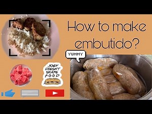 HOW TO MAKE A “EMBUTIDO”? easy recipe!!