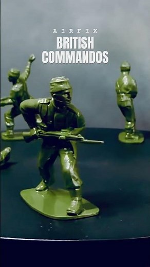 Army men, British Commandos, Airfix