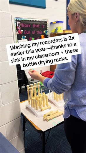 It’s so nice having a sink in my room this year! Keeping recorders clean is so easy now. I let some new recorders soak overnight the other night and so much stuff came out. Yuck. #recorders #recordertips #musicteacher #musicteachers #recorder #elementarymusicteacherlife #musicteachertok #musicteachertiktok #musicteachertips #teachmusic #musicteach #iteachmusic #musicteachertips