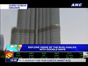 Explore views of Burj Khalifa with Google Maps