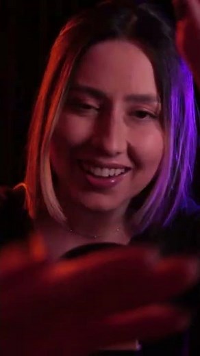 ASMR HAND MOVEMENTS close to the camera to put you to sleep ✨mouth sounds and whispers