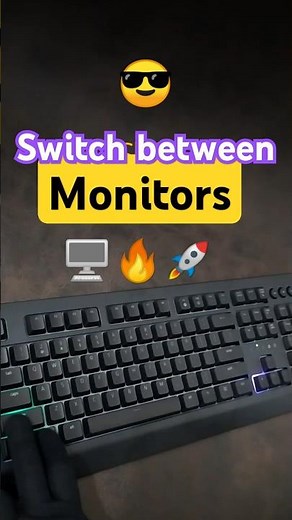 Switch between monitors | Windows Tricks #computer #tricks #shortcut #windows #laptop #monitor