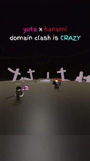 Yuta x hanami DOMAIN CLASH in Roblox JJS II #roblox #rblx #shorts #jujutsushenanigans #fyp #jjs