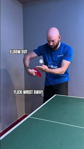 The trickiest table tennis serve for beginners! 🏓