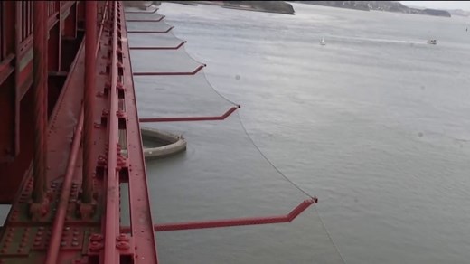 Golden Gate Bridge adds suicide-deterrent nets