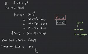 Find the real and imaginary part of  f(z)=\log z  4. Using firs... | Filo