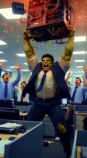 Hulk Ka Pehla Din Office Me 😱😂 | Hulk Job Interview Part 2 #hulk #hulkshorts #funny #viral