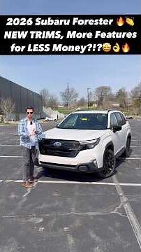The 2026 Subaru Forester has NEW Trims and More for 2026... Is this the Best One Yet??
