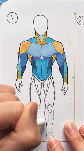 How to draw realistic legs with simple shapes