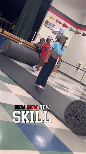 Michigan Collegiate HS Cheer ❤️🐾 on Instagram: "We have another tuck on the team 👏 #hscheer #sidelinecheer #tumbleflipsplit #newskill"