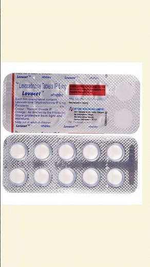 Levocet टैबलेट का उपयोग #allery #common cold #running nose#levocetirizine #tablet #use#एलर्जी #trend