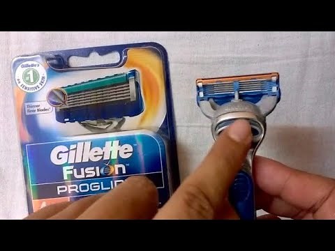 How to change Gillette Fusion blades ? ✓