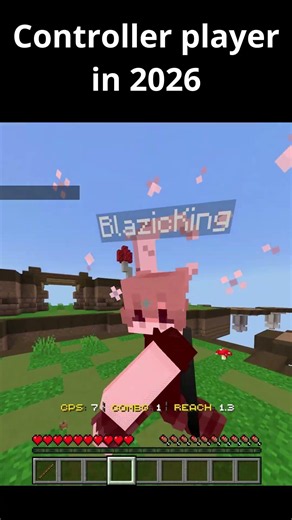 🔥Controller player in 2026 #minecraft #controller #comboes