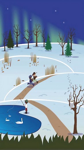 Countdown to the winter solstice with a poster, sticker sheet and activity booklet full of prompts centered on exploring and appreciating nature. Place the corresponding sticker on the poster for each activity you complete (some fun holographic ones this year!) Purchase through our online shop at shop.inhf.org by November 21 to ensure arrival before December 1. Proceeds help us protect and restore more of Iowa’s land, water and wildlife. | Iowa Natural Heritage Foundation