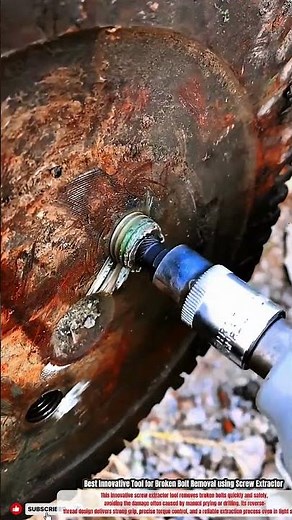 Best Innovative Tool for Broken Bolt Removal using Screw Extractor