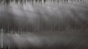 Closeup Of Weaving Process Of Cotton Textiles During Manufacturing.