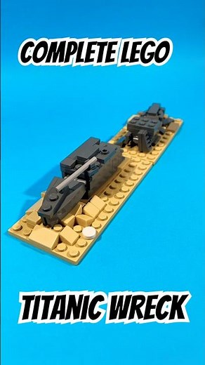 Complete Lego Titanic wreck !