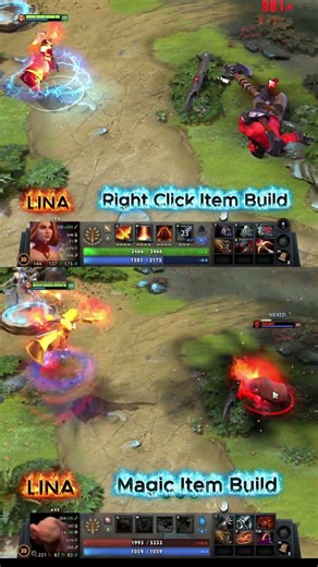 Magic Lina or Carry Lina?! 😱 Which One is BROKEN? #shorts