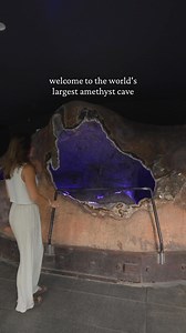 3.8K reactions · 221 shares | Welcome to the world’s largest amethyst cave ever discovered. This incredible geode, lined with thousands of tiny crystals, formed more than 120 million years ago. Have you experienced its magical energy yet? Come visit and feel the enchantment for yourself  | Crystal Castle | Facebook