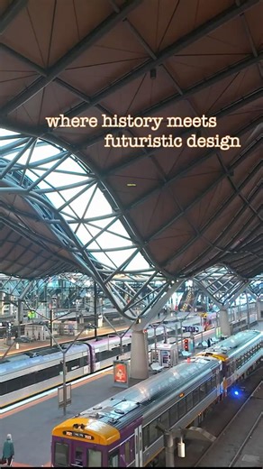 Melbourne’s Busiest Train Station: Southern Cross Station🇦🇺 #travel #train station #austrália