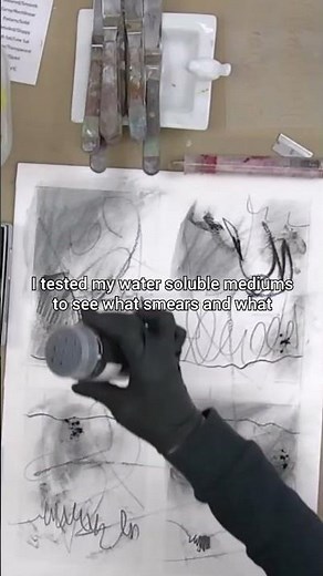 Which DRY MARKS SMEAR in Cold Wax? Let's find out!